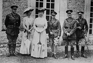 Edward Viii Prints: Sir Arthur Sloggett, Queen Mary, Prince of Wales, 11 Jul 1917. Creator: Bain News Service