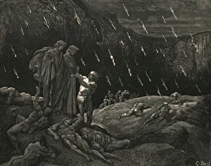 Tutor Prints: Sir! Brunetto! And are ye here?, c1890. Creator: Gustave Doré