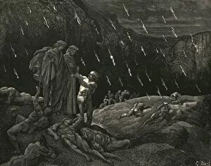 Dante Aligheri Gallery: Sir! Brunetto! And are ye here?, c1890. Creator: Gustave Doré