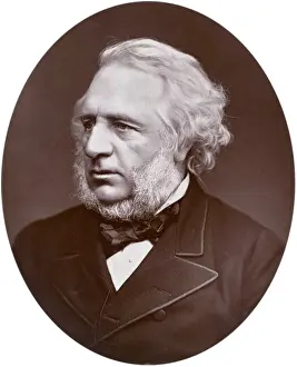 Woodburytype Prints: Sir Charles Reed, chairman of the London School Board, 1880. Creator: Lock & Whitfield