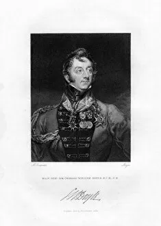 Charles William Gallery: Sir Charles William Doyle, British general, 1829. Artist: Henri Meyer