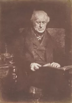 Brewster Gallery: Sir David Brewster, ca. 1844. Creators: David Octavius Hill, Robert Adamson
