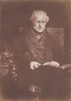 David Brewster Prints: Sir David Brewster, ca. 1844. Creators: David Octavius Hill, Robert Adamson