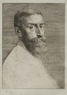 Alphonse Legros French Prints: Sir E. J. Poynter. Creator: Alphonse Legros (French, 1837-1911)