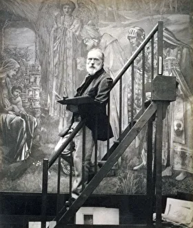 Sir Edward Coley Prints: Sir Edward Burne-Jones, English artist, 1890. Artist: Barbara Leighton