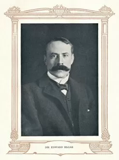 Elliott Fry Gallery: Sir Edward Elgar, 1895. Creator: Elliott & Fry
