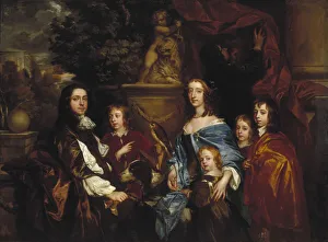 Lely Prints: Sir Edward Hales and his family, 1656. Artist: Peter Lely