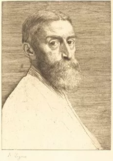 Sir Edward John Poynter, 1877. Creator: Alphonse Legros