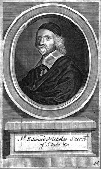 Secretary Of State Gallery: Sir Edward Nicholas, Secretary of State, mid-late 17th century