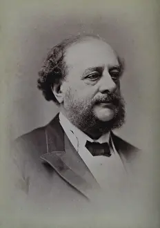 Vignette Prints: Sir Edwin Saunders, 1881. Creator: George Milner Gibson Jerrard