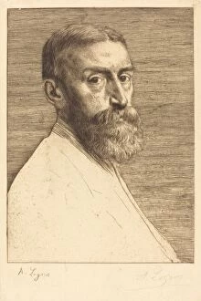 Sir E.J. Poynter, P.R.A. 1877. Creator: Alphonse Legros