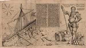 Corsair Prints: Sir Francis Drake, ca 1588. Creator: Anonymous