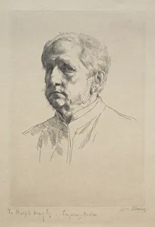William Strang British Prints: Sir Francis Seymour Haden, 1883. Creator: William Strang (British, 1859-1921)