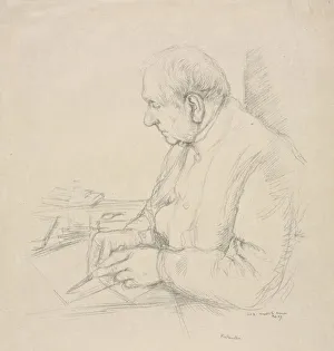 Sir Francis Seymour Haden, 1897. Creator: William Rothenstein (British, 1872-1945) Sir Francis Seymour Haden, 1897. Creator: William Rothenstein (British, 1872-1945)