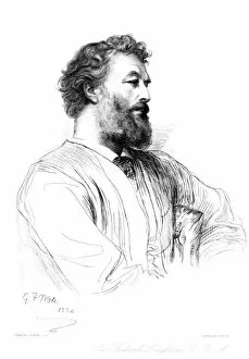 Baron Leighton Collection: Sir Frederic Leighton, British artist, c1880-1882..Artist: Paul Adolphe Rajon