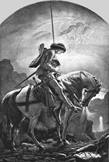 Sanc Grael Prints: Sir Galahad and the Vision of the Holy Grael