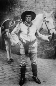 Cowboy Prints: Sir Genille Cave Brown Cave, between c1910 and c1915. Creator: Bain News Service
