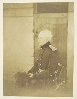 Crimean War Gallery: Sir Geo. Brown, General (1790-1865), Taken at the Crimea, 1855. Creator: Roger Fenton