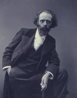 Platinum Prints 1890 1900 Gmgpc Prints: Sir Hall Caine, three-quarter length portrait