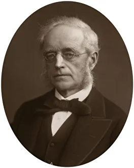 Whitfield Collection: Sir Henry Cotton, Lord Justice of Appeal, 1881.Artist: Lock & Whitfield