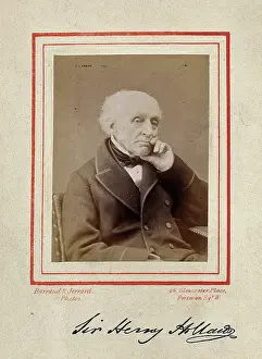 Pensive Prints: Sir Henry Holland, 1873. Creator: Barraud & Jerrard