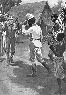 Sir Henry Morton Stanley meets David Livingstone, Africa, 1871 Sir Henry Morton Stanley meets David Livingstone, Africa, 1871