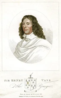 Sir Henry Vane the Younger, English statesman and author, (1814) Sir Henry Vane the Younger, English statesman and author, (1814)