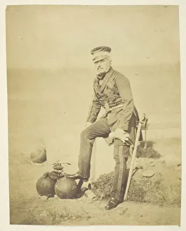 Thinly Albumenized Print Prints: Sir Henry William Barnard (1799-1857), General, Chief of Staff; Taken at the Crimea, 1855