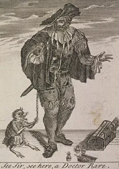 Marcellus Laroon Prints: See Sir, see here, a Doctor Rare, Cries of London, (c1688?)
