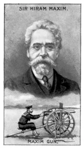 Automation Prints: Sir Hiram Stevens Maxim, inventor of the Maxim Gun, (c1924)