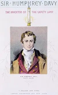 Sir Humphrey Davy, the Inventor of the Safety Lamp, c1875-c1878. Creator: Unknown
