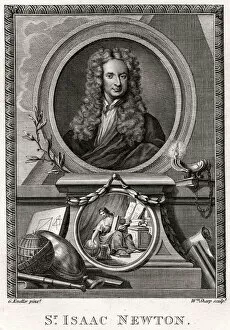 Sir Isaac Collection: Sir Isaac Newton, 1774. Artist: William Sharp