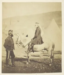 Thinly Albumenized Print Prints: Sir Jas. York Scarlett (1799-1880), General, led Charge of Heavy Brigade