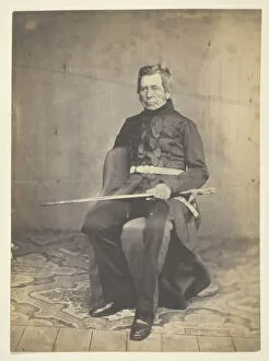 Field Marshal Gallery: Sir Jno Fox Burgoyne (1782-1871), Field Marshal, Taken at the Crimea, 1855