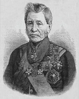 John Fox Prints: Sir John Burgoyne, c1880
