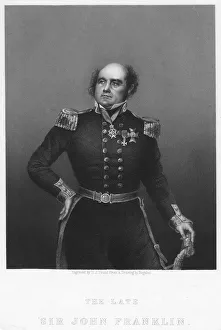 Sir John Franklin, c1860s. Artist: DJ Pound