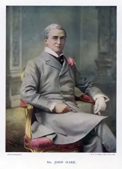 Sir John Hare, English actor and manager of the Garrick Theatre, 1901. Artist: W&D Downey