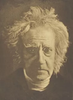 Mathematics Collection: Sir John Herschel, 1867, printed c. 1893. Creator: Julia Margaret Cameron