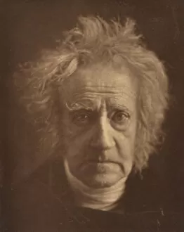 Cameron Collection: Sir John Herschel, 1875. Creator: Julia Margaret Cameron