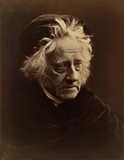 Pre Raphaelite Prints: Sir John Herschel, April 1867. Creator: Julia Margaret Cameron