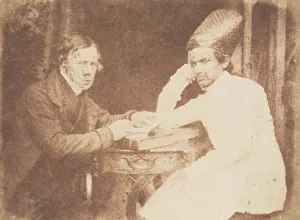 Sir John Jaffray and Dhanjiobai Nauroji, 1843-47. Creators: David Octavius Hill