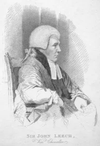 Caroline Collection: Sir John Leech, Vice Chancellor, c1820. Creator: T Wright