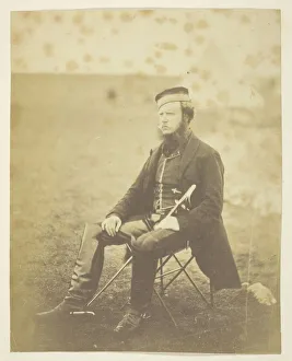 Crimea Ukraine Gallery: Sir John Miller Adye (1819-1900), General; taken at the Crimea, 1855