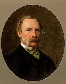 Portraits Prints: Sir John Tenniel, Self Portrait, 1882. Creator: John Tenniel