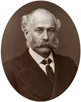 Sir Joseph Bazalgette, CB, British civil engineer, 1877.Artist: Lock & Whitfield Sir Joseph Bazalgette, CB, British civil engineer, 1877.Artist: Lock & Whitfield
