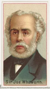 Souvenir Book Prints: Sir Joseph Whitworth, printers sample for the Worlds Inventors souvenir album (A25