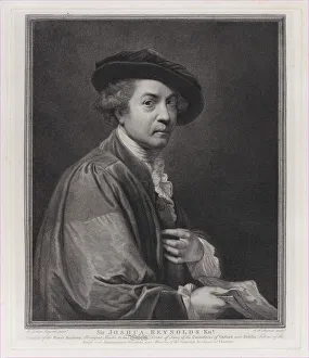 Reynolds Joshua Prints: Sir Joshua Reynolds, 1784. Creator: John Keyse Sherwin
