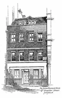 Arthur St John Adcock Gallery: Sir Joshua Reynolds house, Great Newport Street, London, 1912.Artist: Frederick Adcock