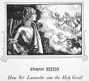 Dora Curtis Gallery: How Sir Launcelot saw the Holy Grail, 1905. Artist: Dora Curtis