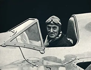 Campbell Prints: Sir Malcolm Campbell at the wheel of Bluebird, 1937